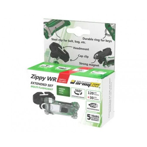 Наключный фонарь Armytek Zippy Extended Set WR (Green Jade) во Фрязино