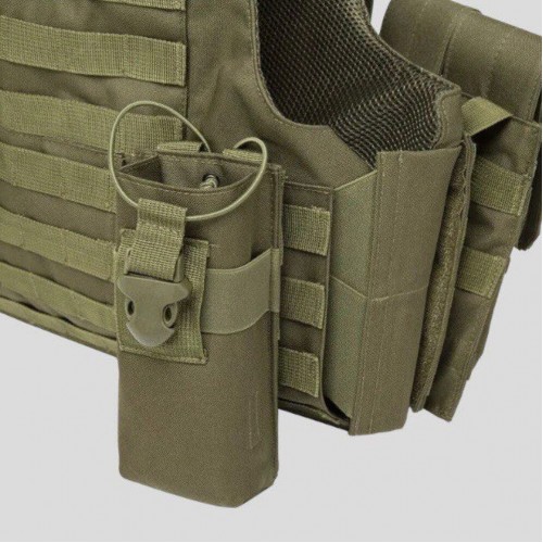 Тактический разгрузочный жилет «5 / пять карманов» с подсумками Tactical Molle Plate Carrier для съемных бронепластин во Фрязино