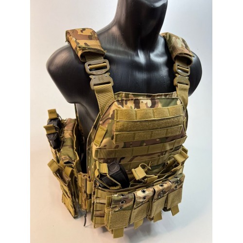 Жилет (плитник быстросъёмный/разгрузка) с возможностью установки боковых плит или боковых баллистических пакетов во Фрязино