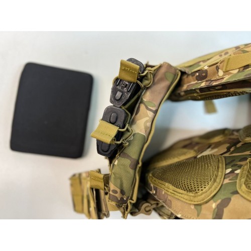 Жилет (плитник быстросъёмный/разгрузка) с возможностью установки боковых плит или боковых баллистических пакетов во Фрязино