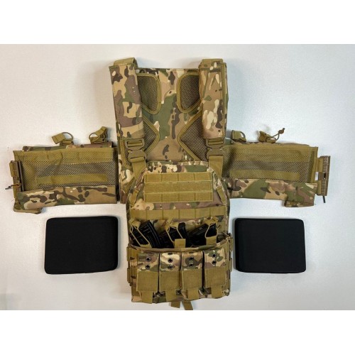 Жилет (плитник быстросъёмный/разгрузка) с возможностью установки боковых плит или боковых баллистических пакетов во Фрязино