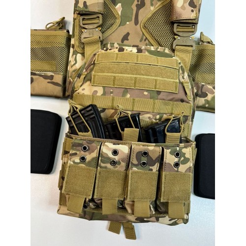 Жилет (плитник быстросъёмный/разгрузка) с возможностью установки боковых плит или боковых баллистических пакетов во Фрязино